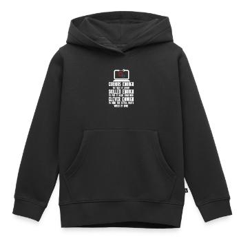 Computer Repair Technology Support Technology - Kids Premium Organic Hoodie - black - Front - AI Model Kid Male (0cm)