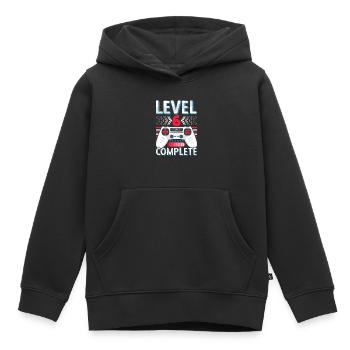 6. Klasse abgeschlossen Realschule Gymnasium Gamer - Kinder Premium Organic Hoodie - Schwarz - Vorne - AI Model Kid Male (0cm)