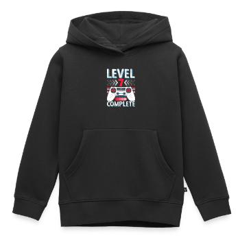 7. Klasse abgeschlossen Realschule Gymnasium Gamer - Kinder Premium Organic Hoodie - Schwarz - Vorne - AI Model Kid Male (0cm)