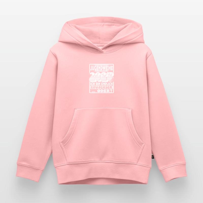 Jugendweihe 2023 Ich Bin Endlich Erwachsen Oder Kinder Premium Organic Hoodie