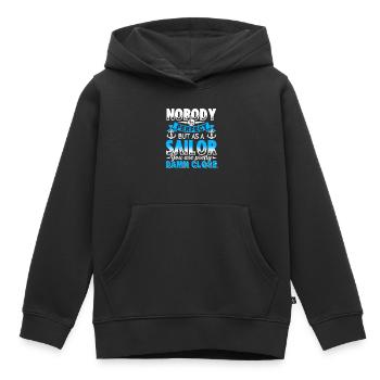 Sailor Perfect As A Sailor - Kids Premium Organic Hoodie - black - Front - AI Model Kid Male (0cm)