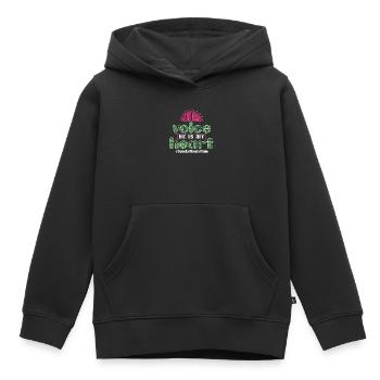 Inklusion Awareness Vielfalt handicap - Kinder Premium Organic Hoodie - Schwarz - Vorne - AI Model Kid Male (0cm)