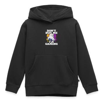 Gaming Gaming Computer Games Gift - Kids Premium Organic Hoodie - black - Front - AI Model Kid Male (0cm)