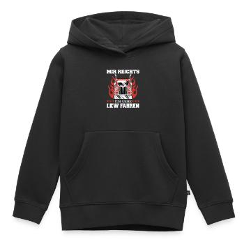 LKW Fahrer Fernfahrer Lastkraftwagenfahrer - Kinder Premium Organic Hoodie - Schwarz - Vorne - AI Model Kid Male (0cm)