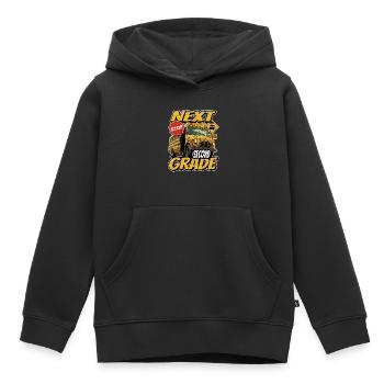 Nächster Stopp Zweite 2. Klasse Zurück Zur Schule - Kinder Premium Organic Hoodie - Schwarz - Vorne - AI Model Kid Male (0cm)