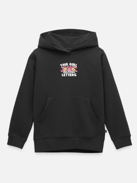 Postangestellte Postdame Postbote Post - Kinder Premium Organic Hoodie - Schwarz