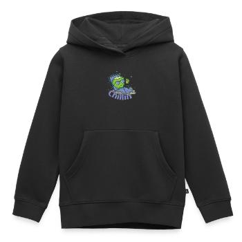 Chillin sur la plage exotique - Sweat Premium à capuche enfant bio - noir - Devant - AI Model Kid Male (0cm)