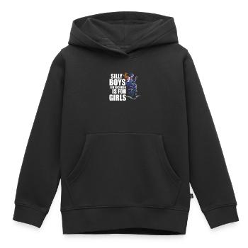 Dirt Bike Dirt Bike Riding Motocross Dirt Biking - Sweat Premium à capuche enfant bio - noir - Devant - AI Model Kid Male (0cm)