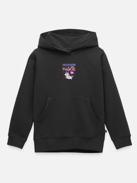 Kindergarten - Kinder Premium Organic Hoodie - Schwarz