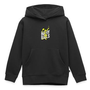 Hairy Balls - Funny Tennis - Kids Premium Organic Hoodie - black - Front - AI Model Kid Male (0cm)