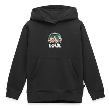 Zahn Zähne Zahnarzt Zahnmedizinische Angestellte - Kinder Premium Organic Hoodie - Schwarz - Vorne - AI Model Kid Male (0cm)