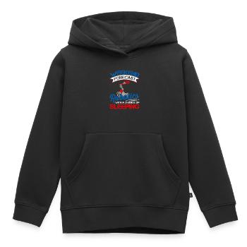 Wochenend-prognose Robotik-liebhaber - Kinder Premium Organic Hoodie - Schwarz - Vorne - AI Model Kid Male (0cm)