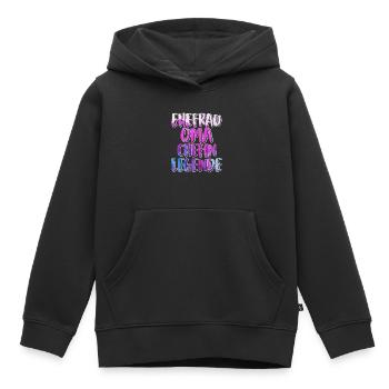Oma Chefin Großmutter Muttertag Granny Ehefrau - Kinder Premium Organic Hoodie - Schwarz - Vorne - AI Model Kid Male (0cm)