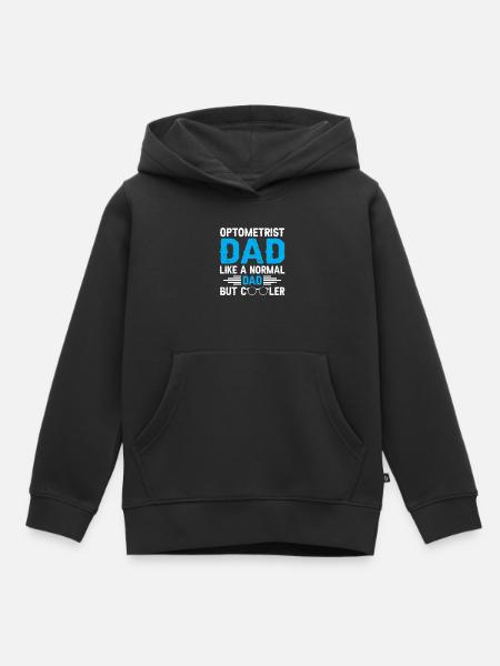 Optiker Geschenk Optometrie - Kinder Premium Organic Hoodie - Schwarz