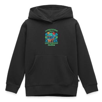 Film underground, Cinéma indépendant, Horreur - Sweat Premium à capuche enfant bio - noir - Devant - AI Model Kid Male (0cm)