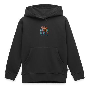 Kindergarten - Kids Premium Organic Hoodie - black - Front - AI Model Kid Male (0cm)