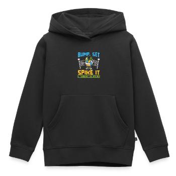 Beach Volleyball Bump Set Spike It Volleyball Club - Kinder Premium Organic Hoodie - Schwarz - Vorne - AI Model Kid Male (0cm)