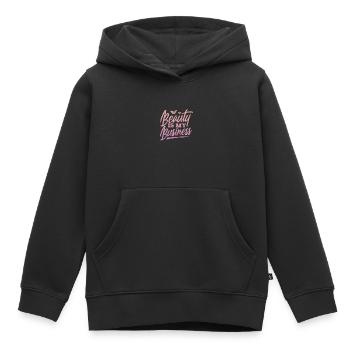 Kosmetikerin - Kinder Premium Organic Hoodie - Schwarz - Vorne - AI Model Kid Male (0cm)
