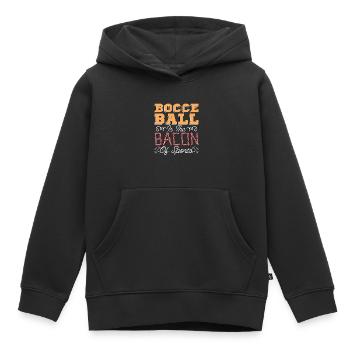 Bocce Ball Is The Bacon Of Sports Ball Sport Boule - Kids Premium Organic Hoodie - black - Front - AI Model Kid Male (0cm)
