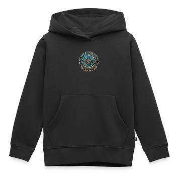 Stained Glass - Stained Glass Artist - Kids Premium Organic Hoodie - black - Front - AI Model Kid Male (0cm)