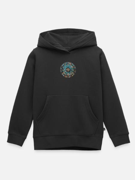 Glasmalerei - Glasmalerei Künstler - Kinder Premium Organic Hoodie - Schwarz