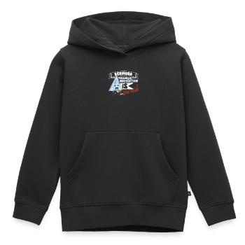 Mysterious enforced disappearances in the Bermuda Triangle - Kids Premium Organic Hoodie - black - Front - AI Model Kid Male (0cm)