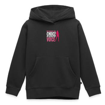 Feminismus Feministin - Kinder Premium Organic Hoodie - Schwarz - Vorne - AI Model Kid Male (0cm)