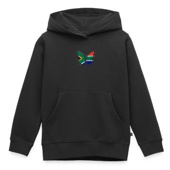 Afrique du Sud - Sweat Premium à capuche enfant bio - noir - Devant - AI Model Kid Male (0cm)
