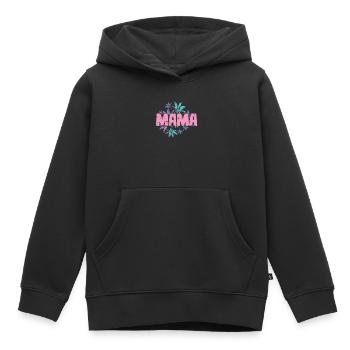 Danke Mama Mami Muttertag - Kinder Premium Organic Hoodie - Schwarz - Vorne - AI Model Kid Male (0cm)