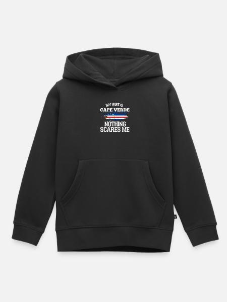 Cap-Vert - Sweat Premium à capuche enfant bio - noir