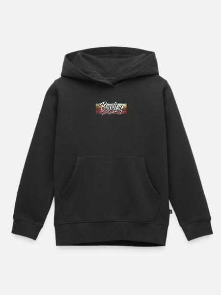 Bowling - Kinder Premium Organic Hoodie - Schwarz