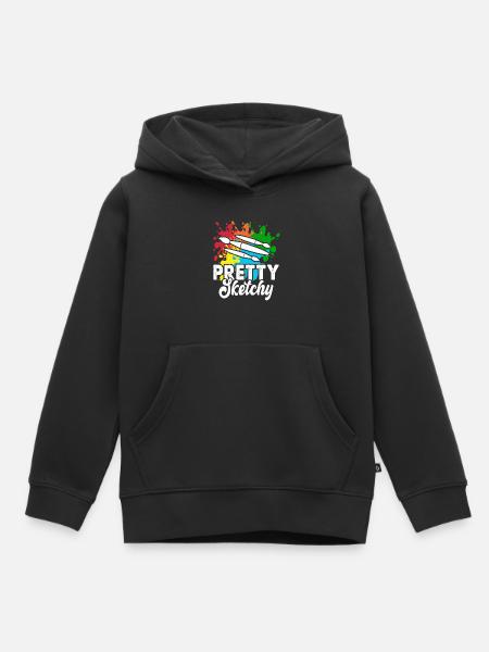 Künstler - Kinder Premium Organic Hoodie - Schwarz