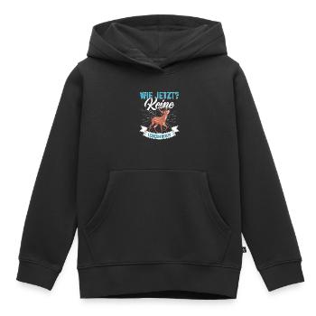 Wie Jetzt? Keine Lederhose Trachten - Kinder Premium Organic Hoodie - Schwarz - Vorne - AI Model Kid Male (0cm)
