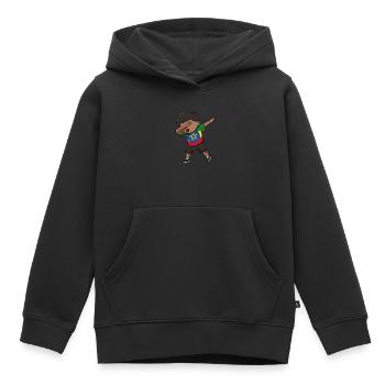 Éthiopie - Sweat Premium à capuche enfant bio - noir - Devant - AI Model Kid Male (0cm)