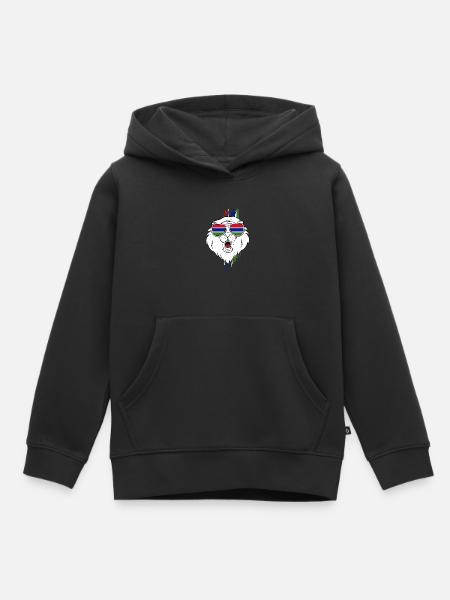 Gambia - Kinder Premium Organic Hoodie - Schwarz