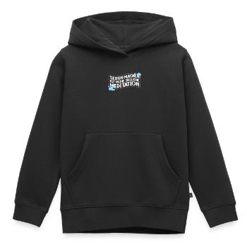 Seifen Machen Ist Meine Tägliche Meditation - - Kinder Premium Organic Hoodie - Schwarz - Vorne - AI Model Kid Male (0cm)