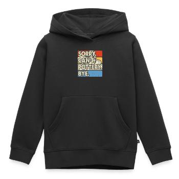 Poterie Poterie Poterie - Sweat Premium à capuche enfant bio - noir - Devant - AI Model Kid Male (0cm)