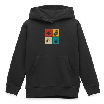 Bowling - Kinder Premium Organic Hoodie - Schwarz - Vorne - AI Model Kid Male (0cm)