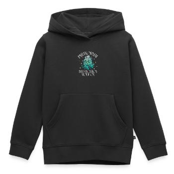 Paranormal Investigation Mode On - Geisterjäger - Kinder Premium Organic Hoodie - Schwarz - Vorne - AI Model Kid Male (0cm)