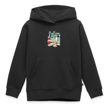 Alligator Hunting Later Retro Crocodile Hunting - Kinder Premium Organic Hoodie - Schwarz - Vorne - AI Model Kid Male (0cm)