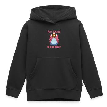 Mein Dirndl is in da Wäsch Bayerisches Dirndl Shir - Kinder Premium Organic Hoodie - Schwarz - Vorne - AI Model Kid Male (0cm)