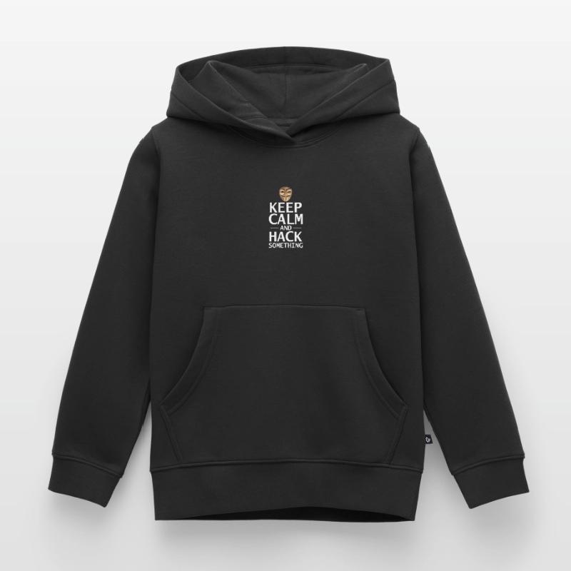 Hacker Coder Computerfreak Nerd Hacking Geschenk Sweat Premium à capuche enfant bio