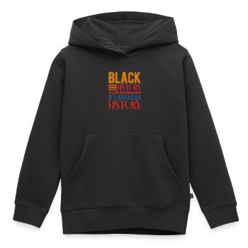 Black History Month Black History - Kinder Premium Organic Hoodie - Schwarz - Vorne - AI Model Kid Male (0cm)