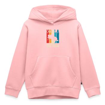 Koala - Kinder Premium Organic Hoodie - Rosa - Vorne - AI Model Kid Female (0cm)
