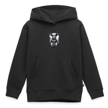 un vampire à grosse tête 1 - Sweat Premium à capuche enfant bio - noir - Devant - AI Model Kid Male (0cm)