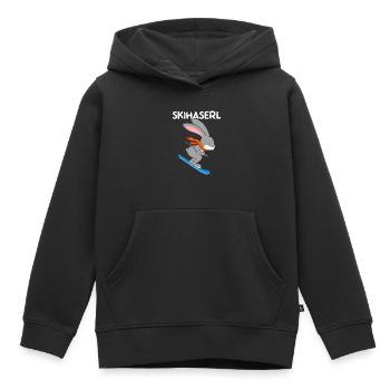 Skihaserl Skihasen Shirt Skihasen Apres Party - Kinder Premium Organic Hoodie - Schwarz - Vorne - AI Model Kid Male (0cm)