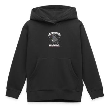 Deutsche Dogge Mama - Deutsche Dogge - Kinder Premium Organic Hoodie - Schwarz - Vorne - AI Model Kid Male (0cm)