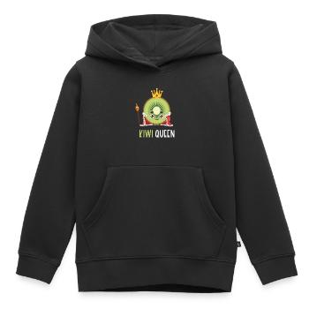 Steak - Kids Premium Organic Hoodie - black - Front - AI Model Kid Male (0cm)