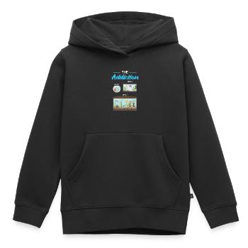 Aquarium - Sweat Premium à capuche enfant bio - noir - Devant - AI Model Kid Male (0cm)