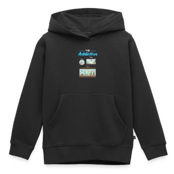 Aquarium - Sweat Premium à capuche enfant bio - noir - Devant - AI Model Kid Male (0cm)